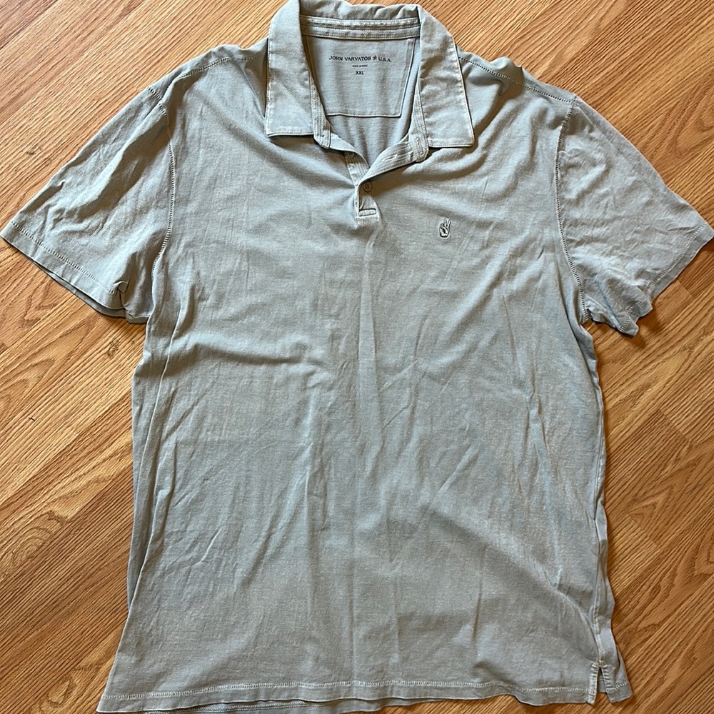 John Varvatos collard shirt